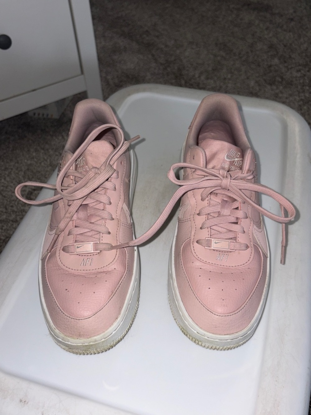 Nike Air Force 1 Low Women’s Sneakers — Dusty Pink